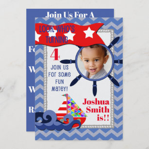 Nautical Children's Birthday Invitation