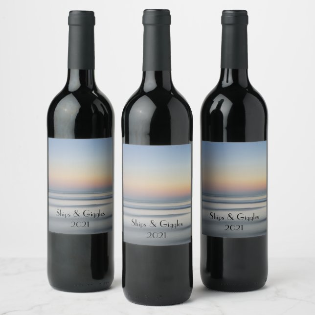  Nautical Christening Food and Beverage Label Set (Bottles)