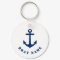 Nautical Classic Anchor Boat or Name Navy & White