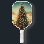 Nautical/Coastal/Christmas tree beach Pickleball Paddle<br><div class="desc">escape</div>