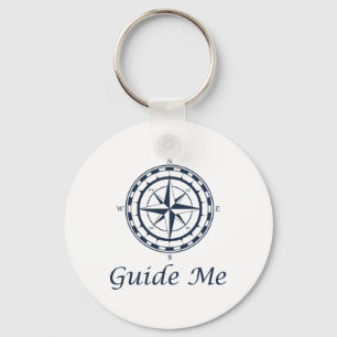 Nautical Comp Guide Me Cruising Yachting Boating S Keychain