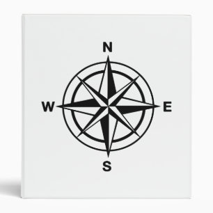 Nautical Compass Binder