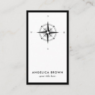 Nautical Compass Business Card