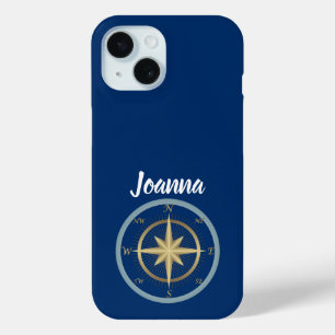 Nautical Compass iPhone 15 Case