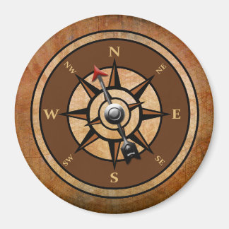 Nautical Compass Magnet