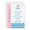 Nautical Couples Coed Wedding Shower Invitation