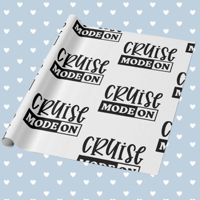 Nautical Cruise On Theme Wrapping Paper ( Perfect for farewells or ocean lovers—order yours today!)