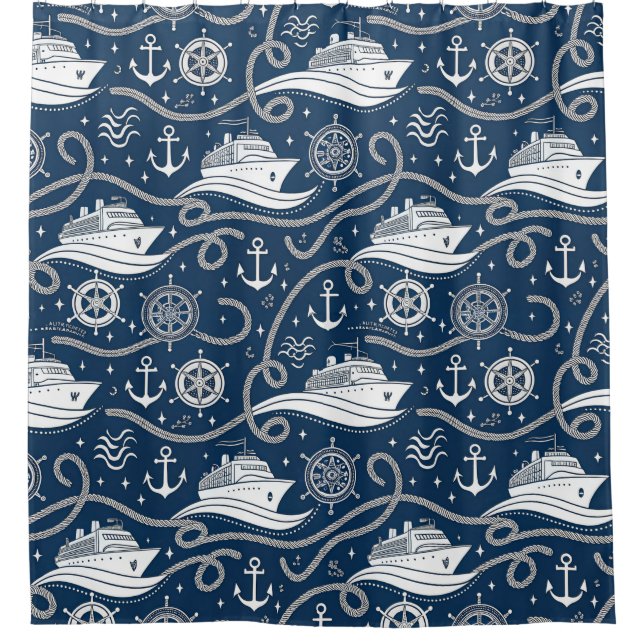 Nautical Cruise Seamless Pattern (Front)