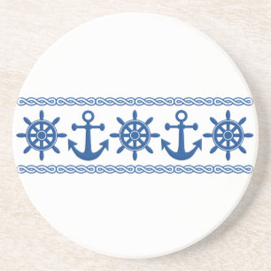 Nautical custom coaster