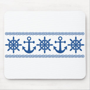 Nautical custom mousepad