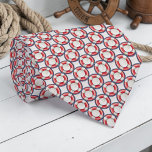 Nautical Custom Necktie<br><div class="desc">This custom necktie features a bold nautical design,  perfect for adding a touch of nautical charm to any outfit. It's a stylish and unique accessory that makes a great gift for the sea lover in your life.</div>