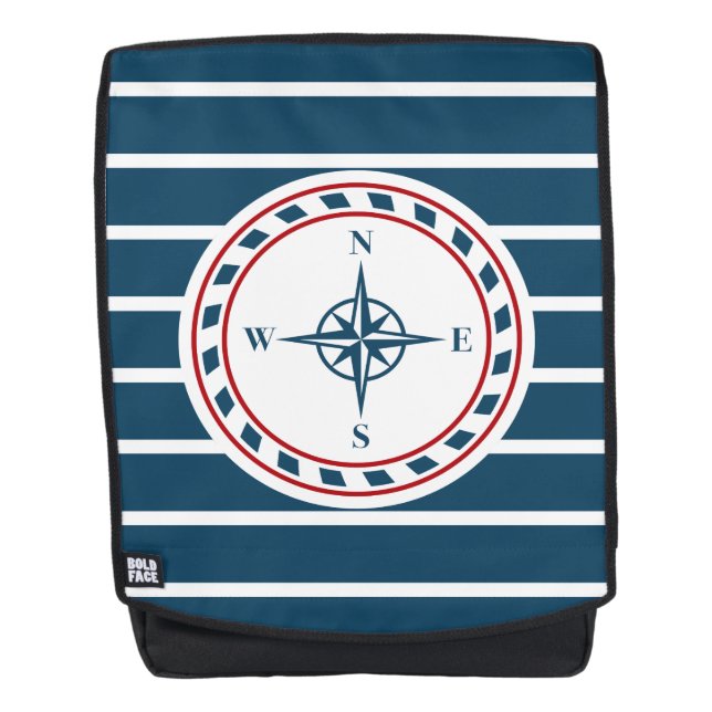 Nautical design backpack (Front)