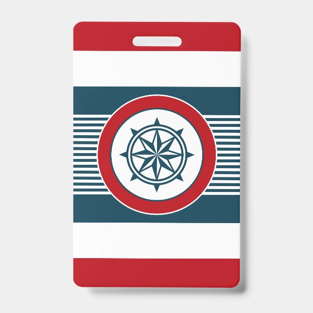 Nautical design badge (Front)