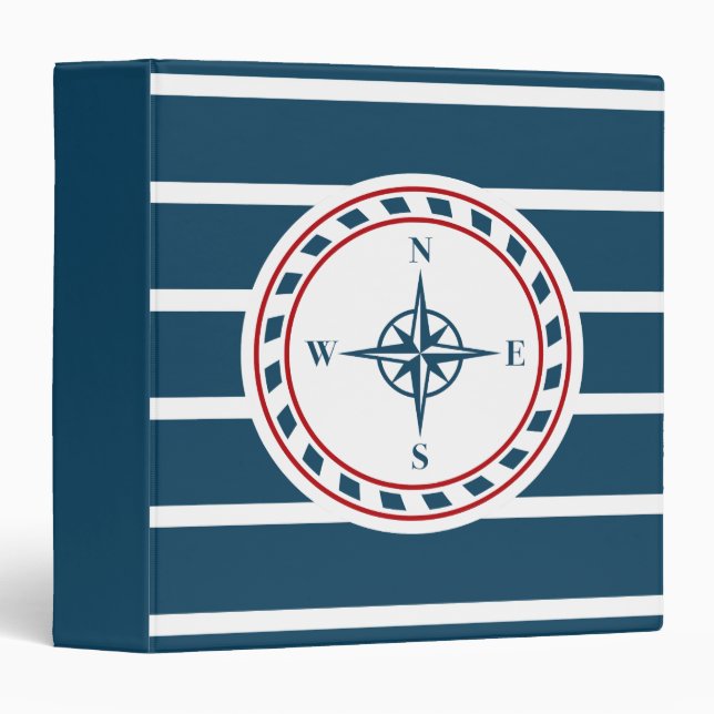 Nautical design binder (Front/Spine)