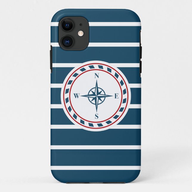 Nautical design Case-Mate iPhone case (Back)