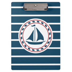 Nautical design clipboard