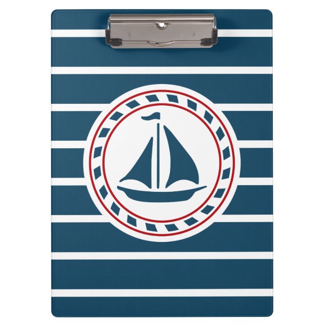 Nautical design clipboard (Front)