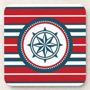 Nautical design coaster