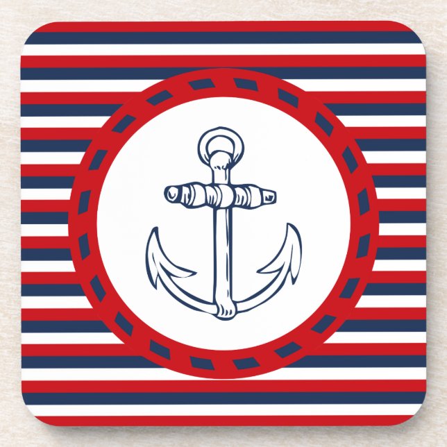 Nautical design coaster (Front)