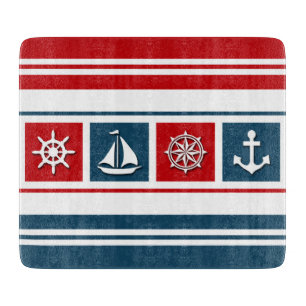 Nautical design cutting board