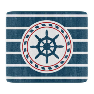 Nautical design cutting board