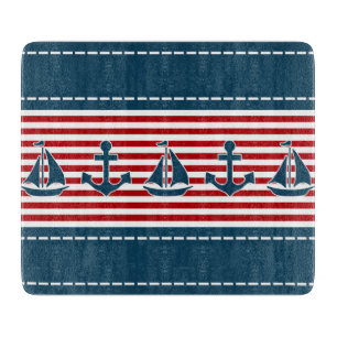 Nautical design cutting board