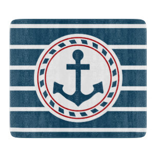 Nautical design cutting board