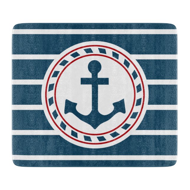 Nautical design cutting board (Front)