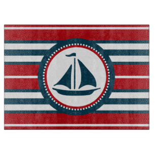 Nautical design cutting board