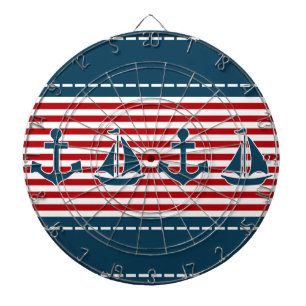 Nautical design dartboard