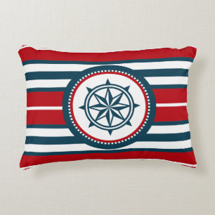 Nautical design decorative pillow