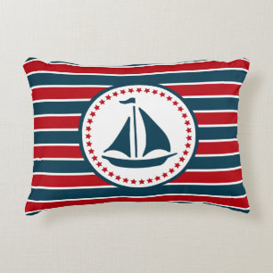 Nautical design decorative pillow