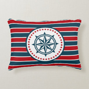 Nautical design decorative pillow