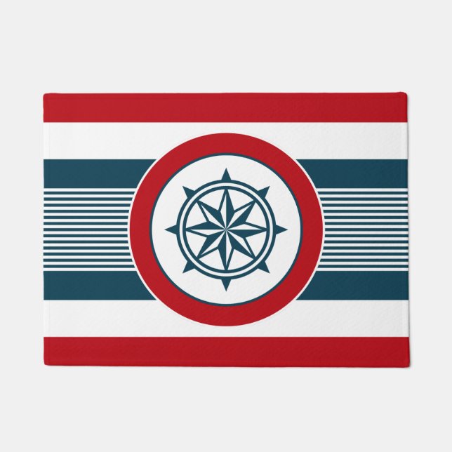 Nautical design doormat (Front)