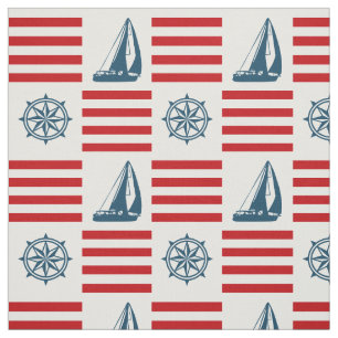 Nautical design fabric