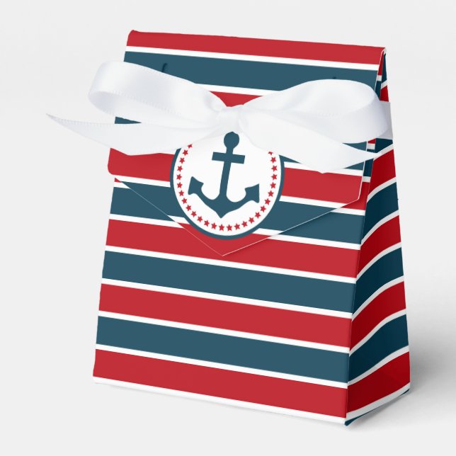 Nautical design favor box (Front Side)