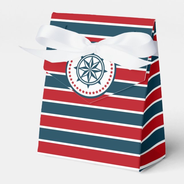 Nautical design favor box (Front Side)