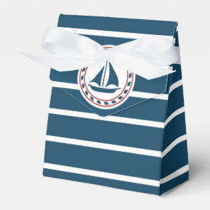 Nautical design favor box