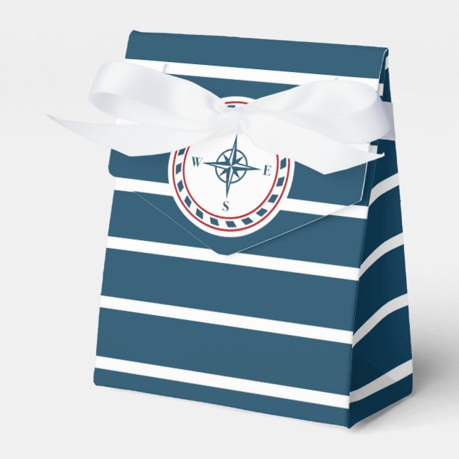 Nautical design favor box (Front Side)