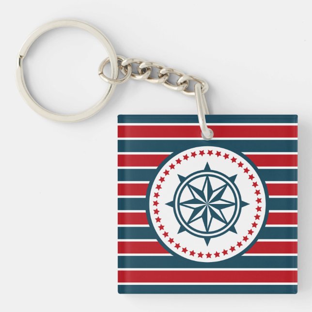 Nautical design keychain (Front)