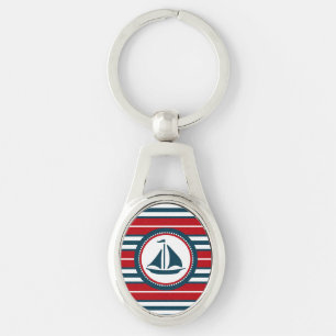 Nautical design keychain