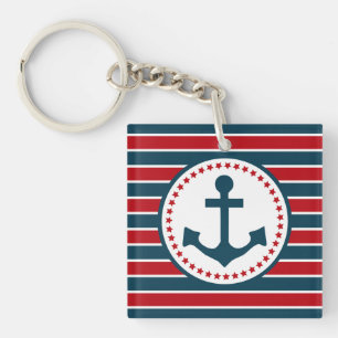 Nautical design keychain