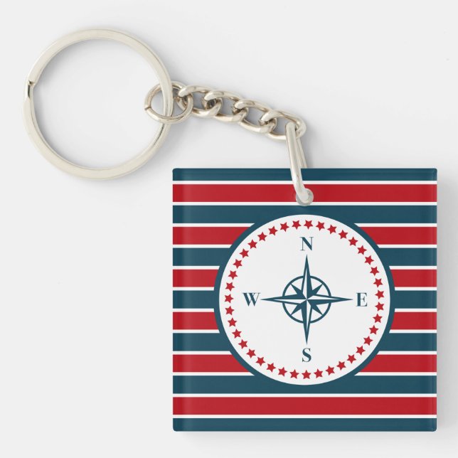 Nautical design keychain (Front)