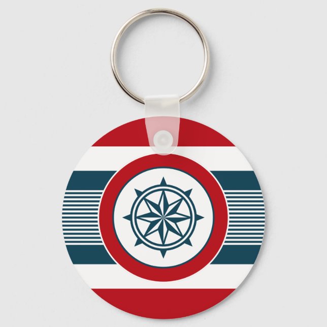 Nautical design keychain (Front)
