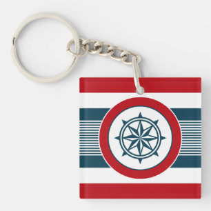 Nautical design keychain