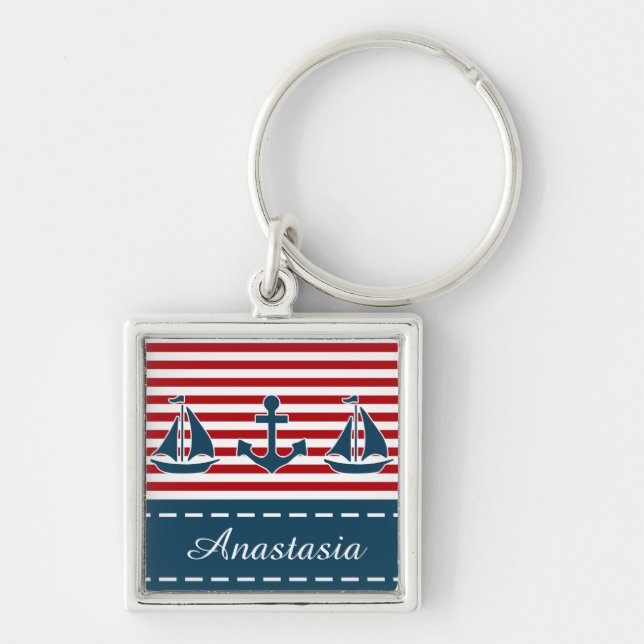 Nautical design keychain (Front)