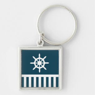 Nautical design keychain
