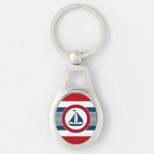 Nautical design keychain
