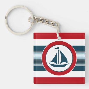 Nautical design keychain