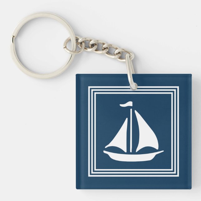 Nautical design keychain (Front)